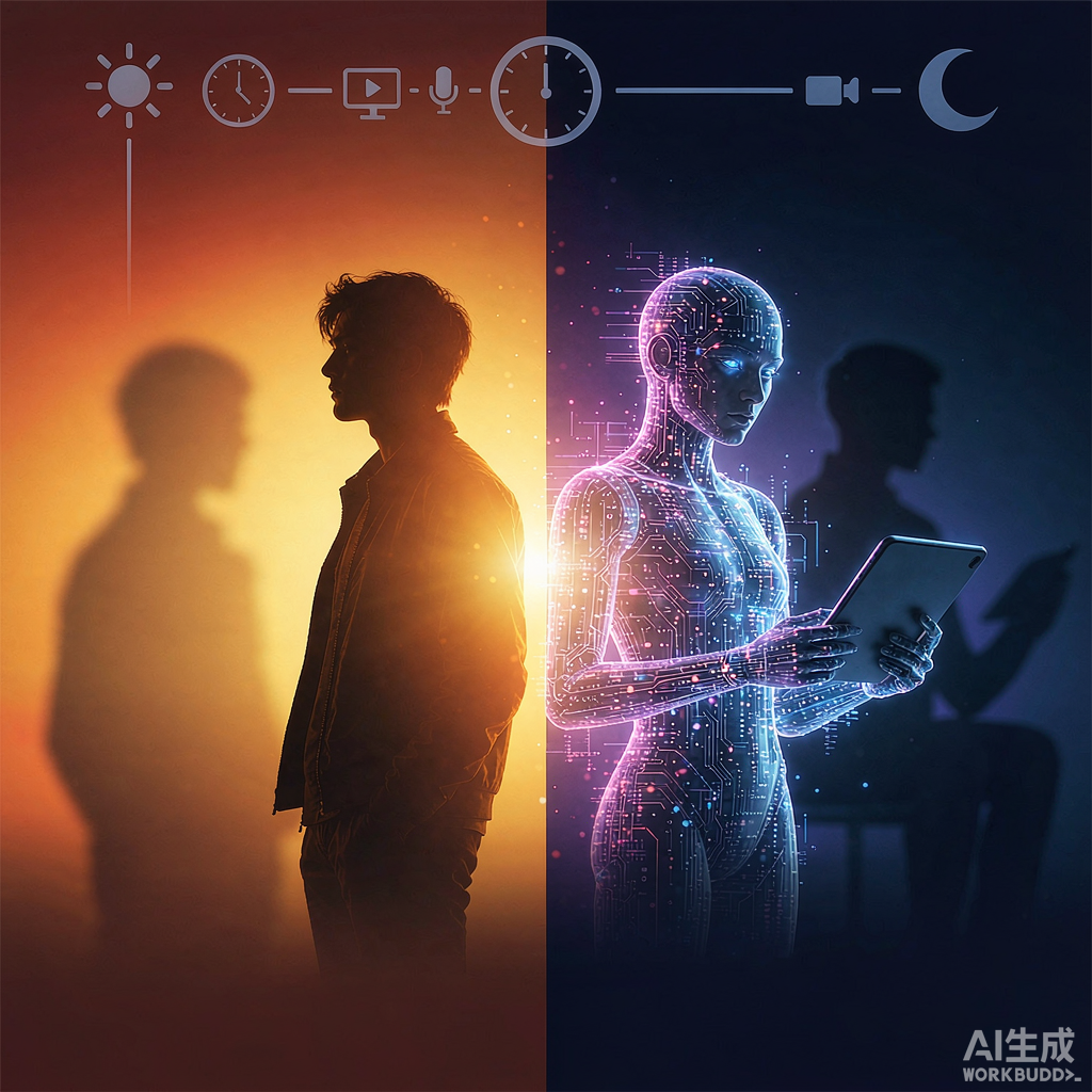 真人直播+AI数字人混播模式